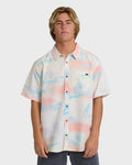 Sundays Lounge Short Sleeve Woven Shirt - Off White