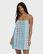 Beach Song Printed Cover-Up - Dream Blue