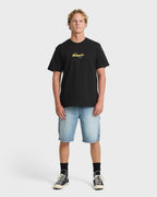 Occys Point Premium Short Sleeve Cotton T-Shirt - Black