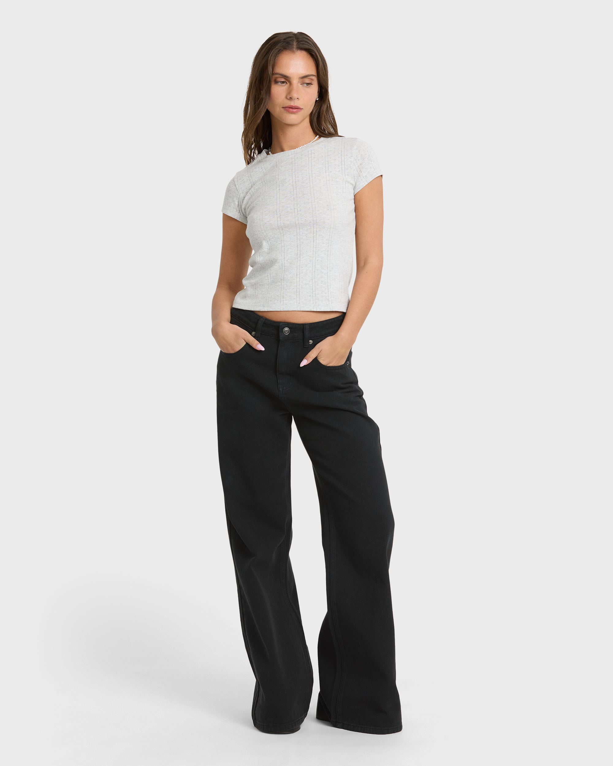 Free Fall Flare Jeans - Black