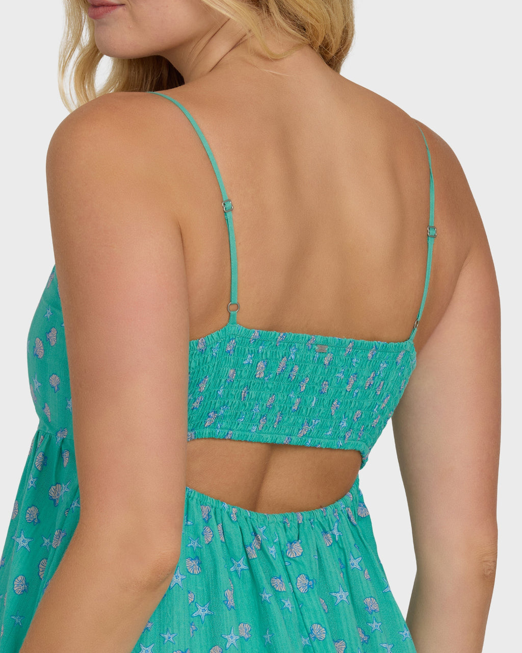 Island Heat Mini Cover-Up - Green Tropics