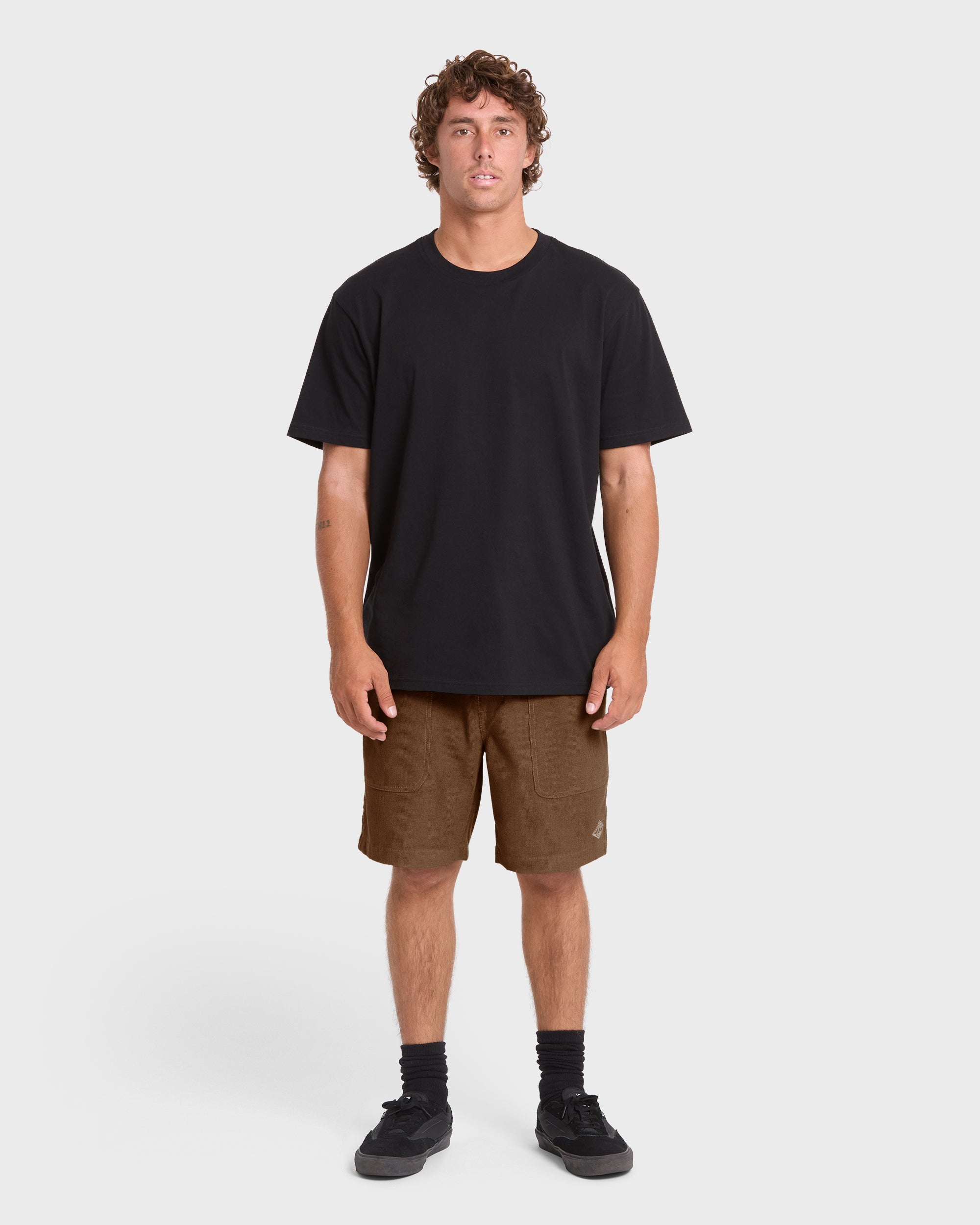De La Cruz Cord 18 Amphibian Hybrid Shorts - Sepia
