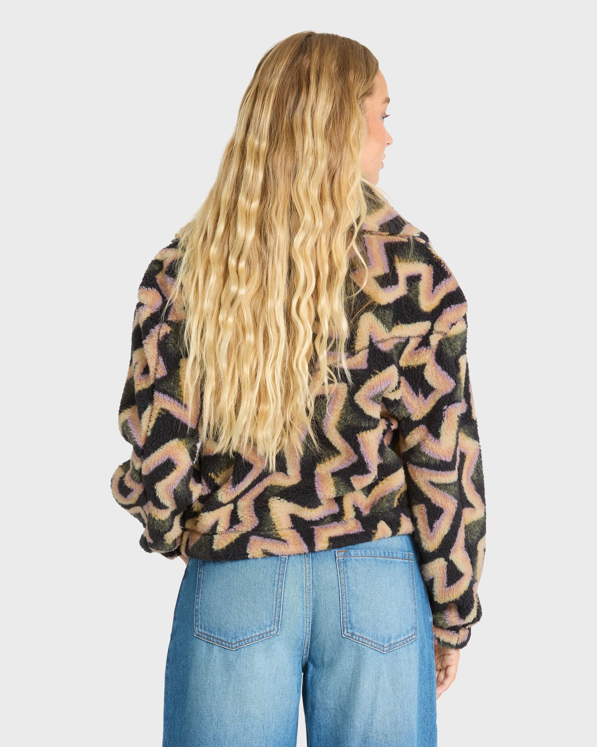Barra Sherpa Half-Zip Sweatshirt - Black Sands