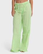 Sun Lit Cover Up Pants - Green Glow